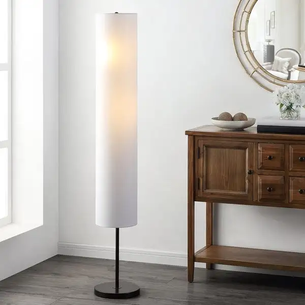 SAFAVIEH Lighting Kylo 60-inch Cylinder LED Floor Lamp - 10