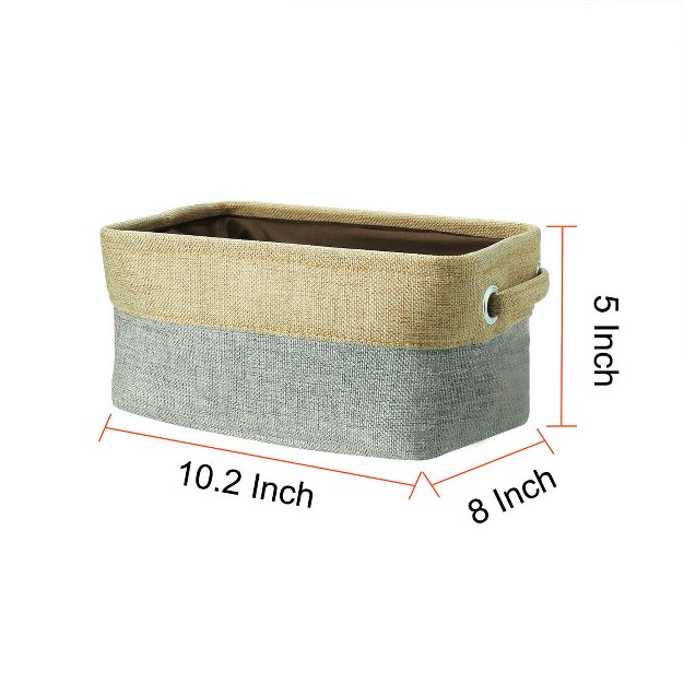 Unique Bargains Household Fabric Closet Clothes Towel Decorative Storage Bin 1 Pc