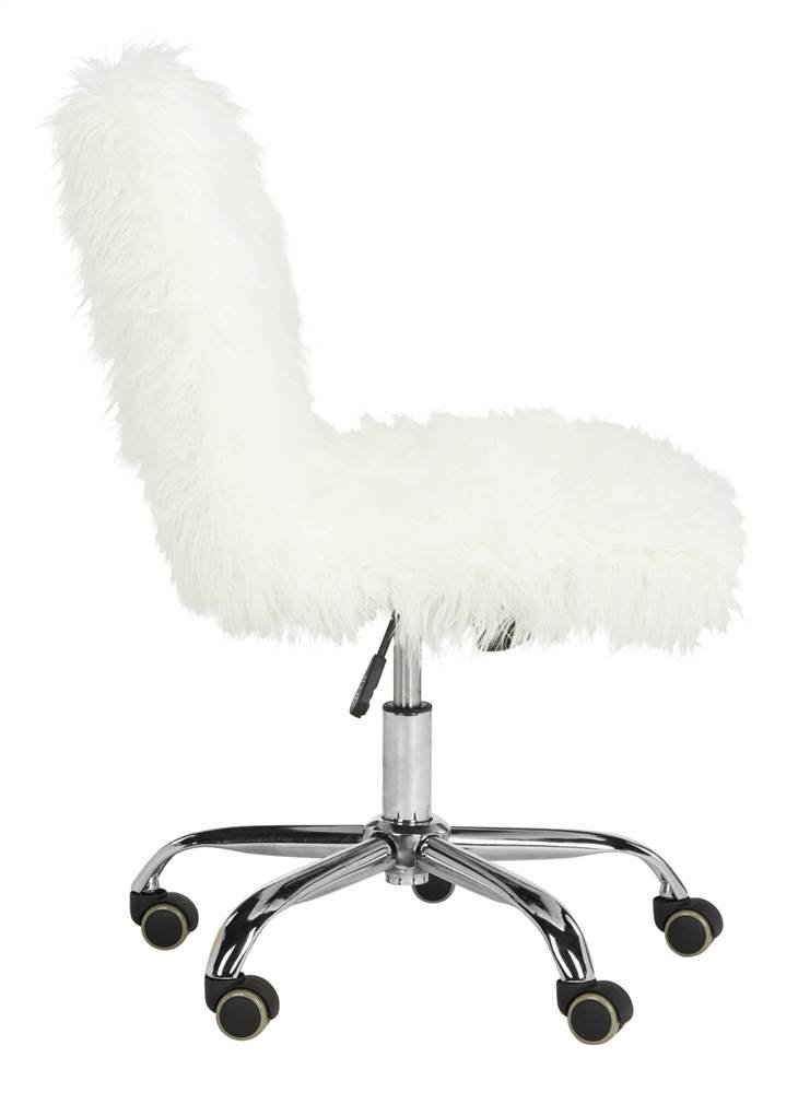 Safavieh Whitney Faux Sheepskin Swivel Office Chair