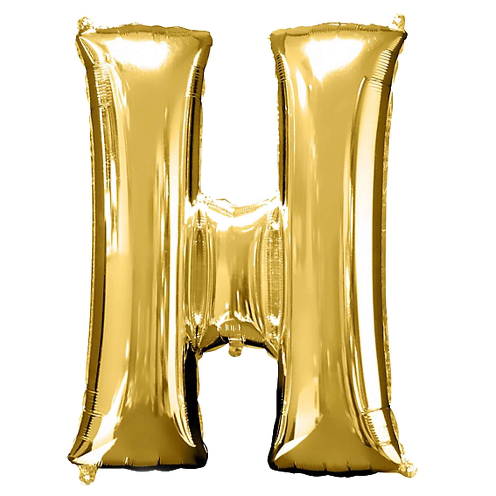 Shiny Metallic Gold Mylar Foil Helium/Air Number and Letter Balloons 40