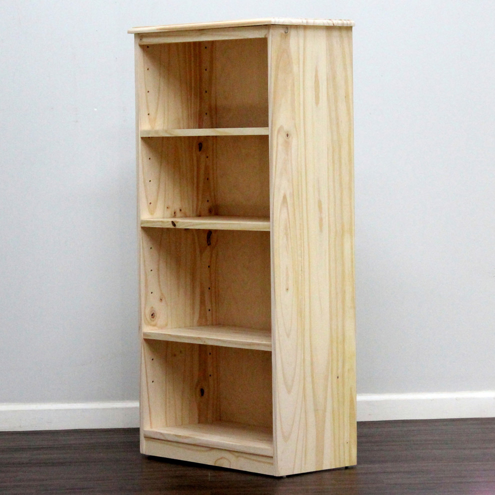 York Bookcase  11_x25x48  Pine Wood   Transitional   Bookcases   by Gothic Furniture  Houzz