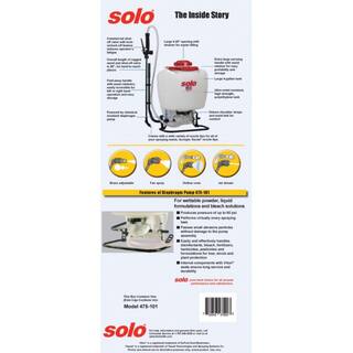 SOLO 4 Gal. Backpack Sprayer 7435837