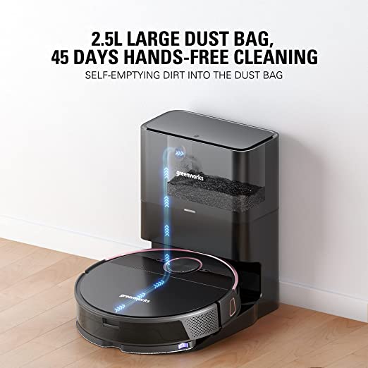 2-in-1 Self Cleaning Robot Vacuum  Mop | Greenworks Tools