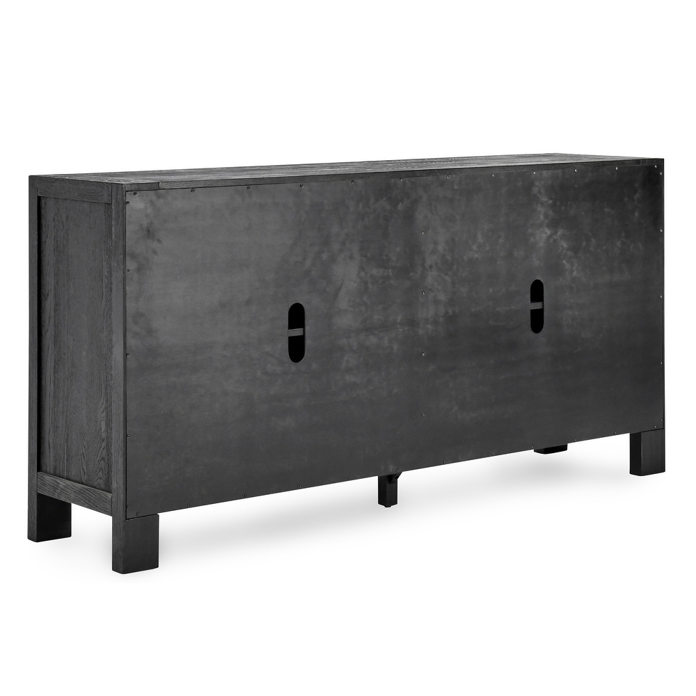 Parsons Four Door Sideboard by Kosas Home   72Wx18Dx36H