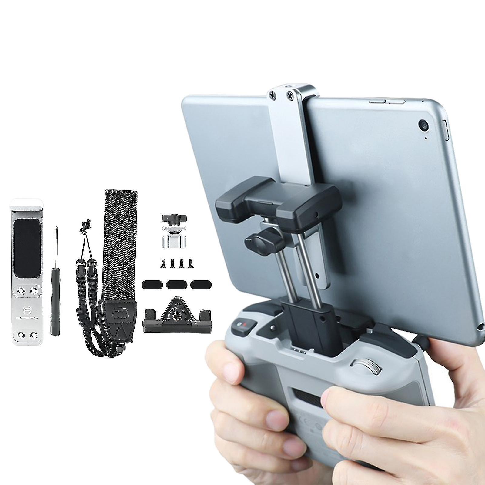 Alloy Rc Drone Tablet Mount Holder Bracket Neck Strap Hanging Lanyard For Dji Mini2 Mavic Air2 Portable For Travel， Easy To Install - Bracket A