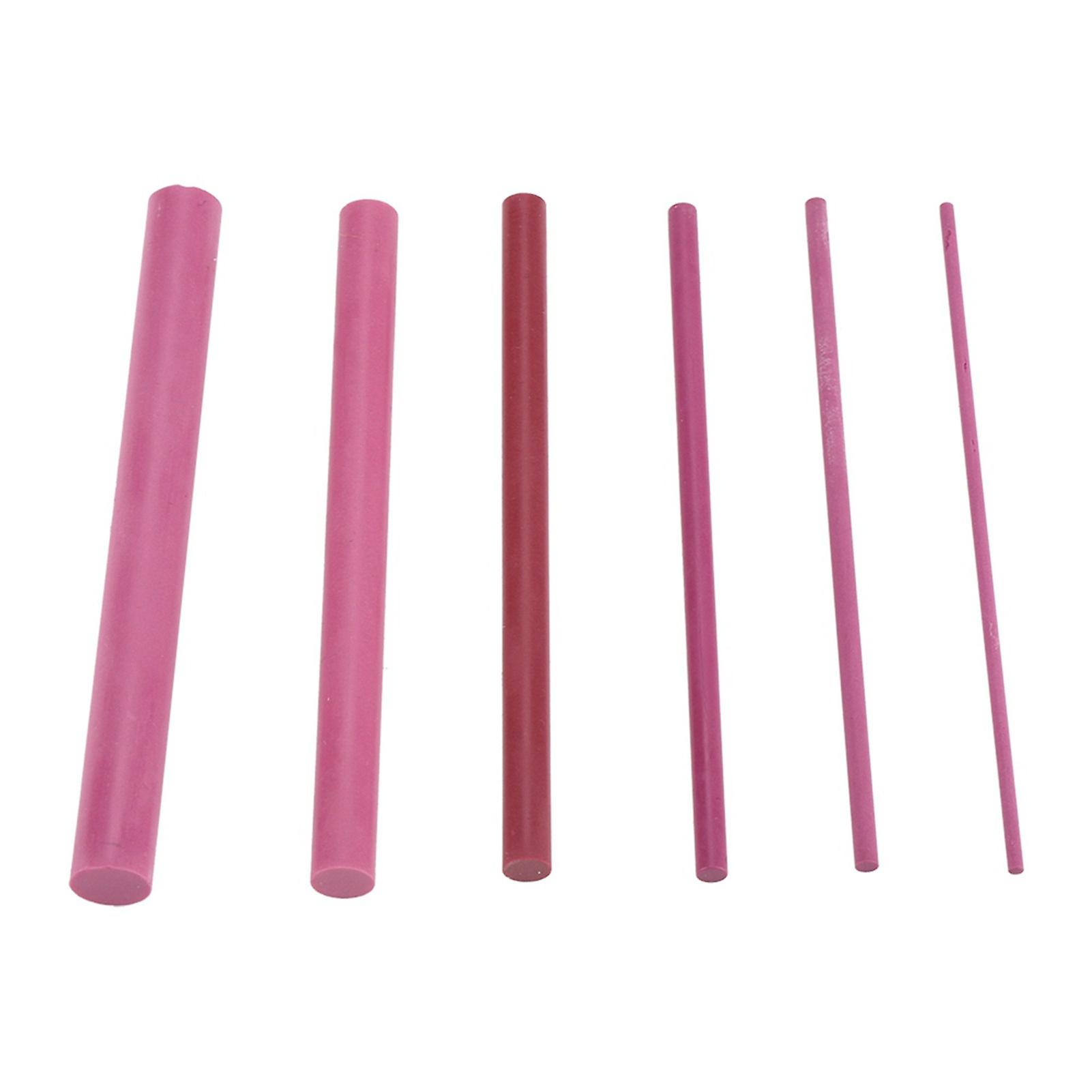 6 Pcs 3000 Grits Ruby Polishing Oil Stone Sharpener Sharpening Stone Whetstone Tool Set