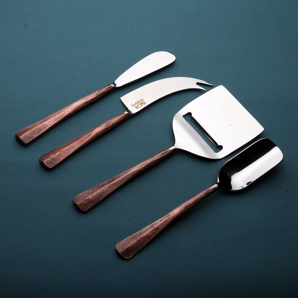 Ridge Design Copper Antique Cheese Tools 4 Pcs. Set