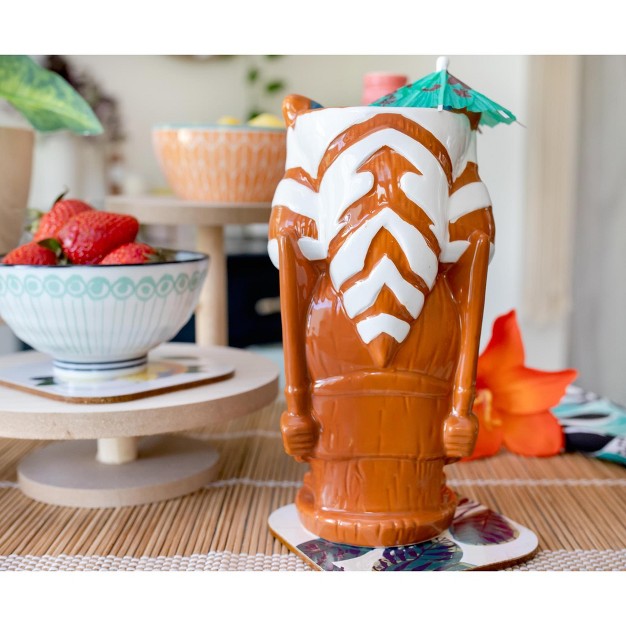 Beeline Creative Geeki Tikis Star Wars The Mandalorian Ahsoka Tano Ceramic Mug Holds 18 Ounces