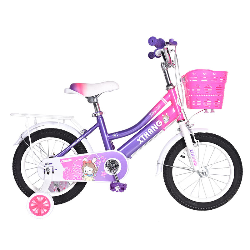 2023 Hot selling purple children's bicycle/comfortable seat outdoor ride on bike for kids/Baby Girl Cycle for children