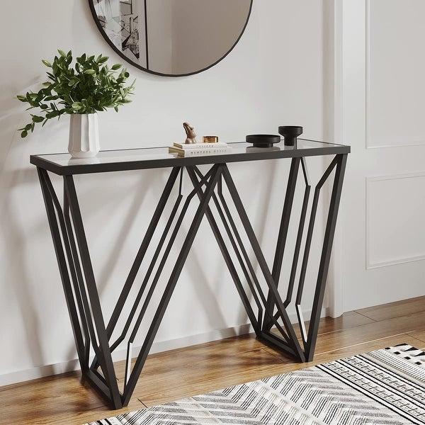 MacLuu Modern Narrow Console Table