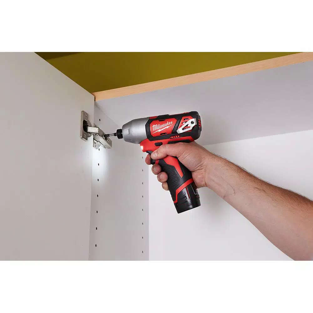 Milwaukee M12 12-Volt Lithium-Ion Cordless 1/4 in. Hex Impact (Tool-Only) and#8211; XDC Depot