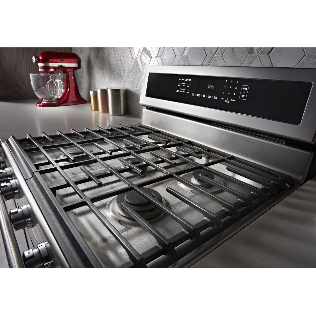 KitchenAid 30-inch Slide-In Gas Range KFGG500ESS