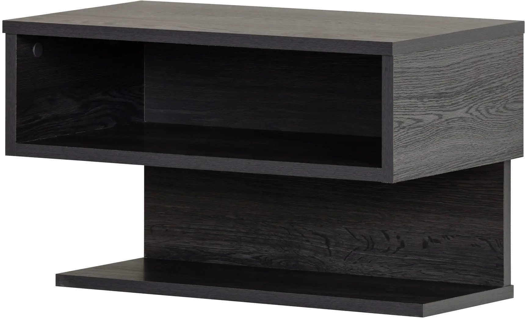 Sazena Gray Oak Floating Nightstand - South Shore