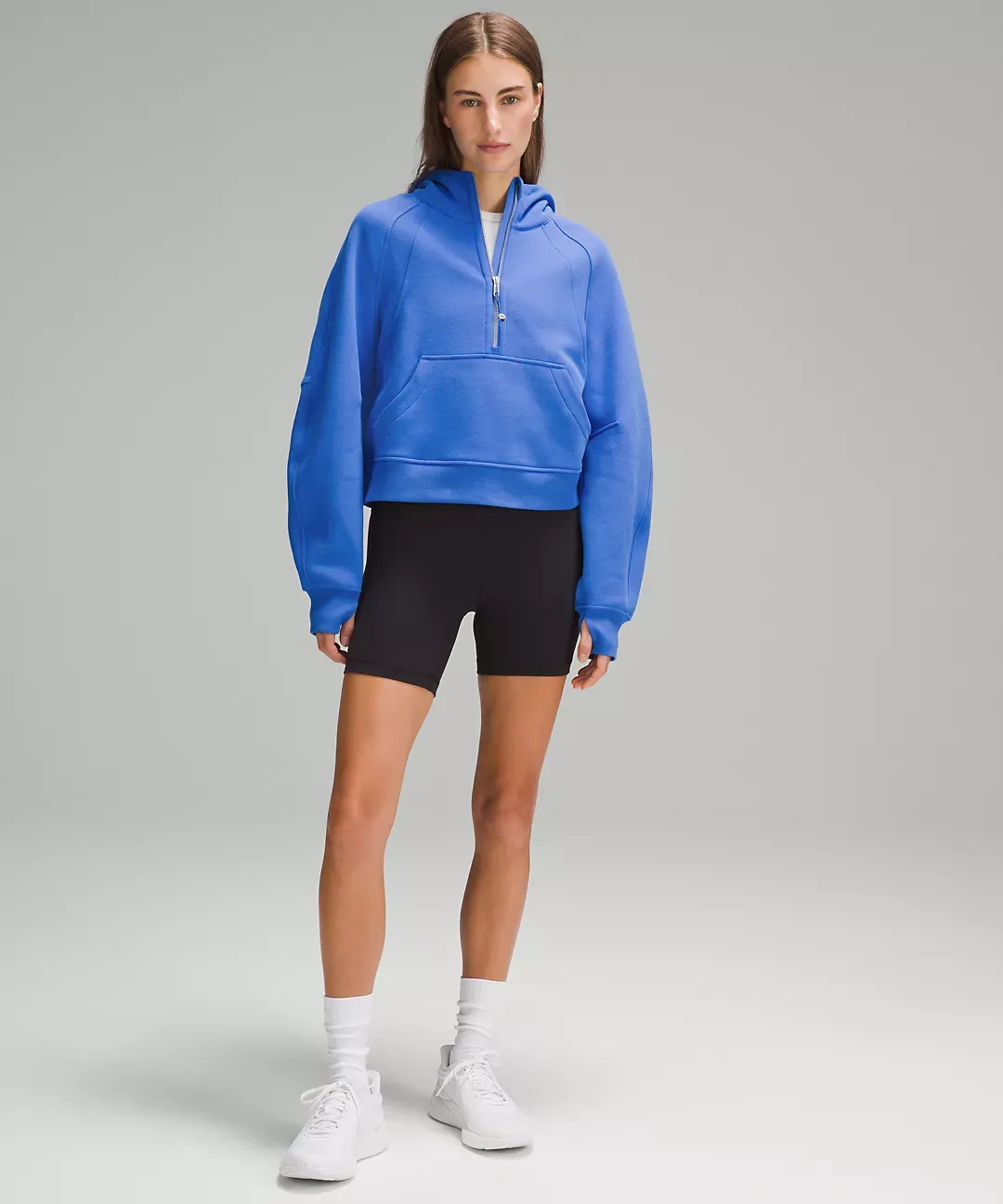 Scuba Oversized Half-Zip Hoodie