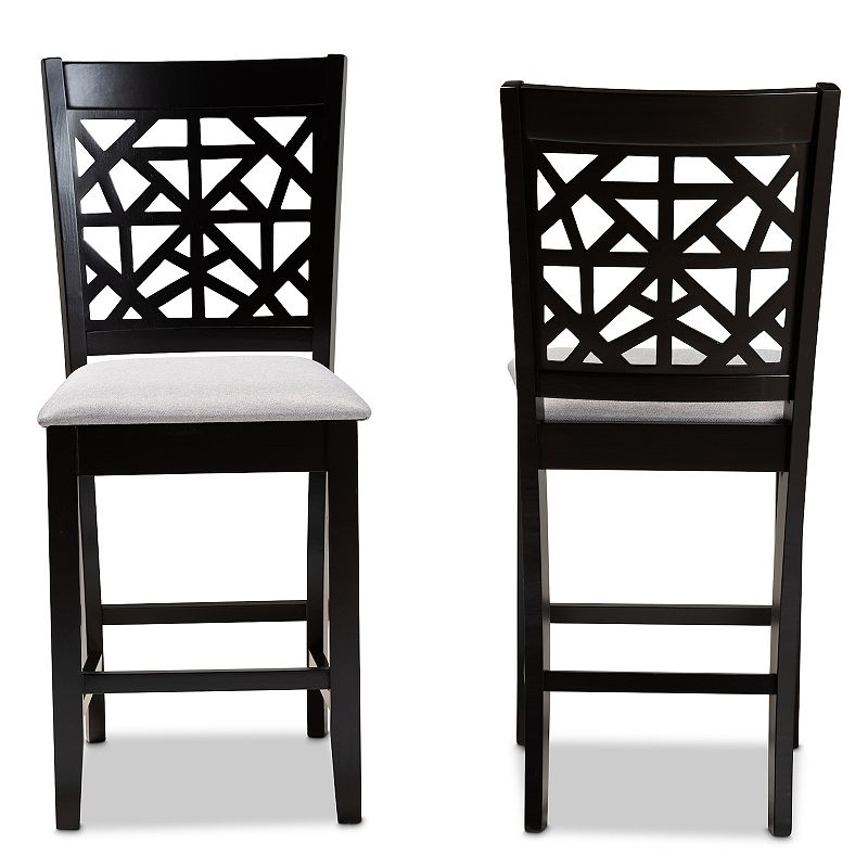 Baxton Studio Devon Counter Stool 2-piece Set