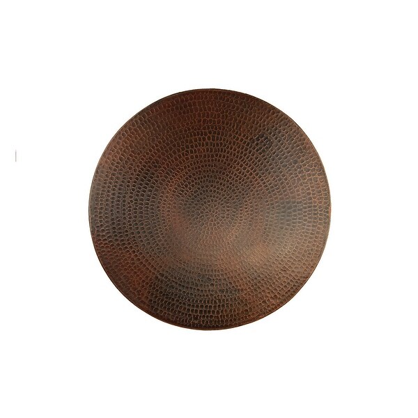 18-in Hammered Copper Lazy Susan in Oil Rubbed Bronze (LS18DB)