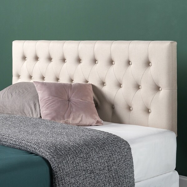 Priage by ZINUS Button Tufted Upholstered Headboard - - 20508300