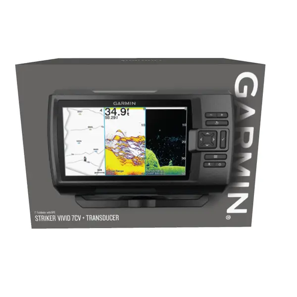 Garmin STRIKER Vivid 7cv GT20-TM Transducer Fish Finder