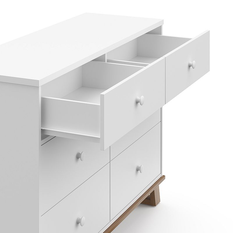 Storkcraft Modern 6 Drawer Dresser