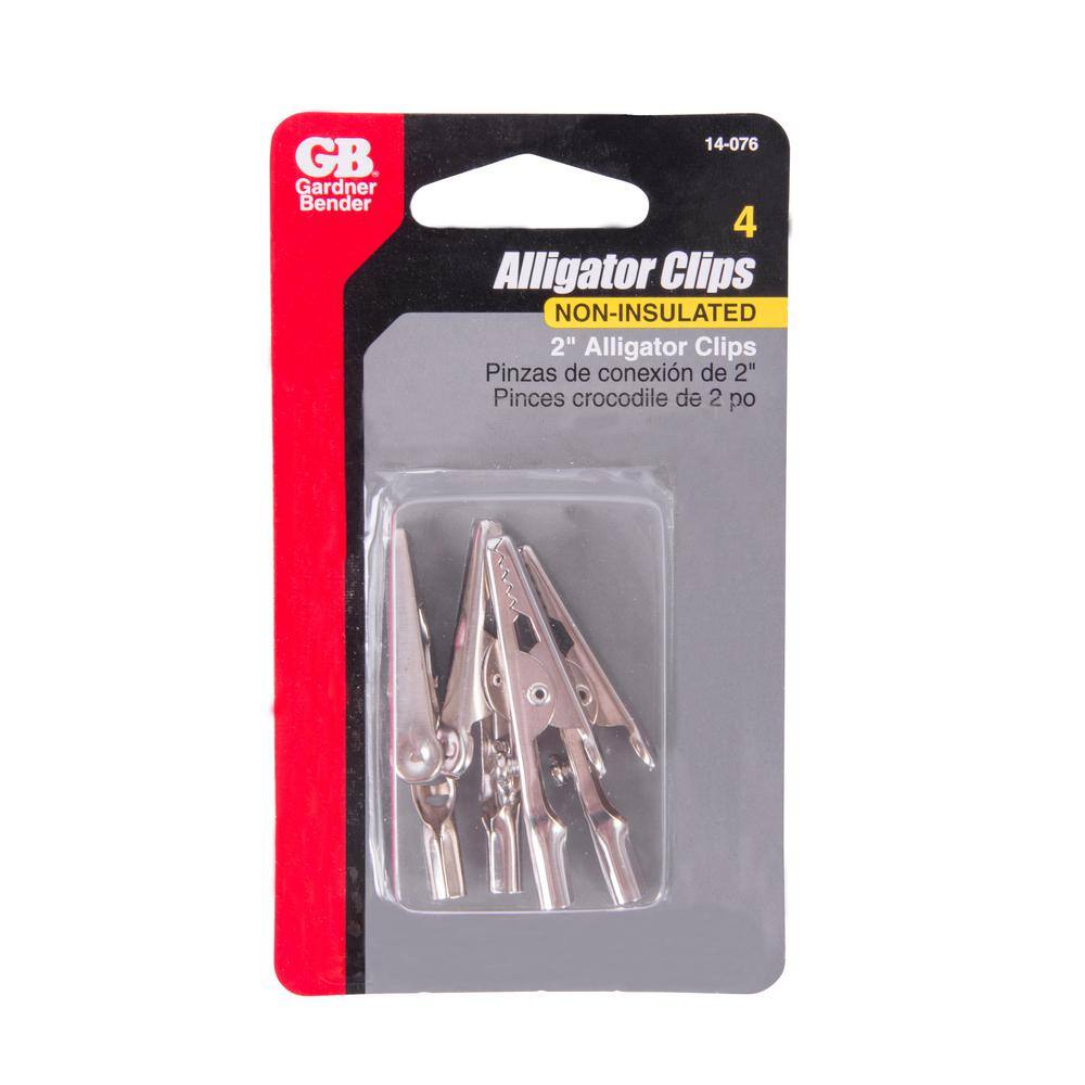 Gardner Bender 22-14 AWG 2 in. Alligator Clip Non-Insulated (Case of 10) 14-076