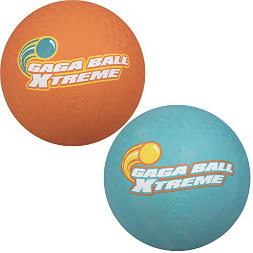 Gaga Playground Balls 2pk (8.5 inches) - Durable Rubber Pack for Dodgeball， Kickball， Gagaball Official Play and Schools - Fun Outdoor Toys and Gift for Kids