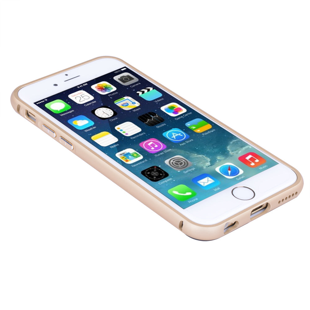 Yescom Luxury Ultrathin Gold Frame Case Cover for iPhone 6