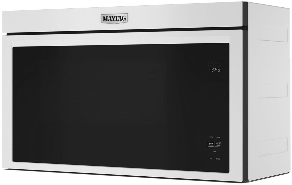 Maytag 1.1 Cu. Ft. White Over-The-Range Flush Built-In Microwave