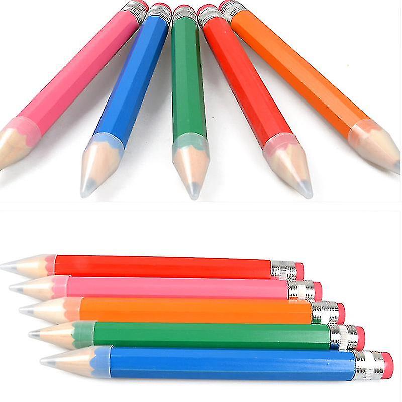 35cm Wooden Big Giant Pencil Personality Stationery For School Props Toys Gifts