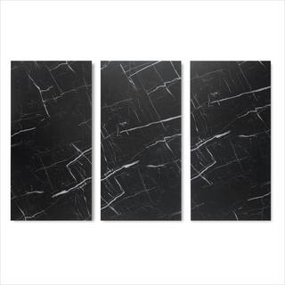 Lucida Surfaces GlueCore Blackrock 22 MIL x 12 in. W x 24 in. L Glue Down Waterproof Vinyl Tile Flooring (36 sqftcase) GC-321