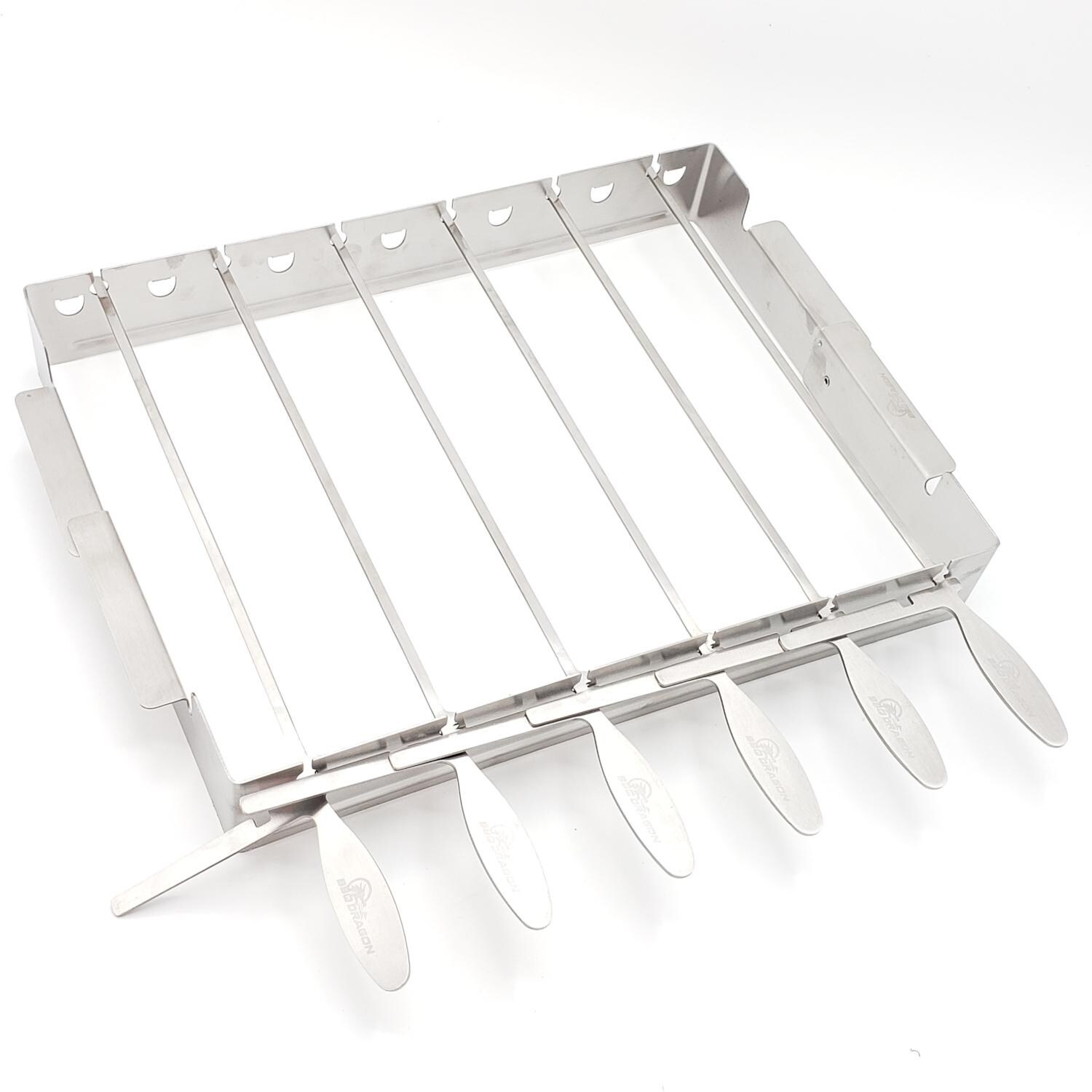 BBQ Dragon Domino Style Kabob Skewers Rack