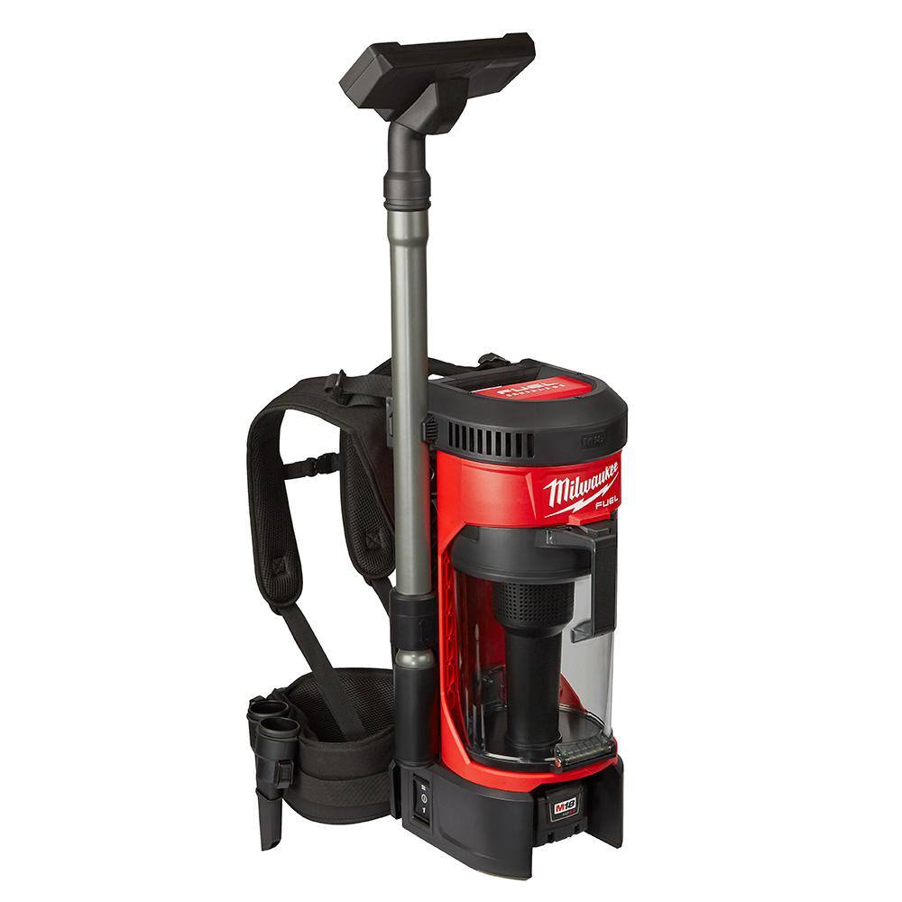 MW M18 FUEL 18-Volt Lithium-Ion Brushless 1 Gal. Cordless 3-in-1 Backpack Vacuum with 8.0 Ah Battery and Rapid Charger 0885-20-48-59-1880