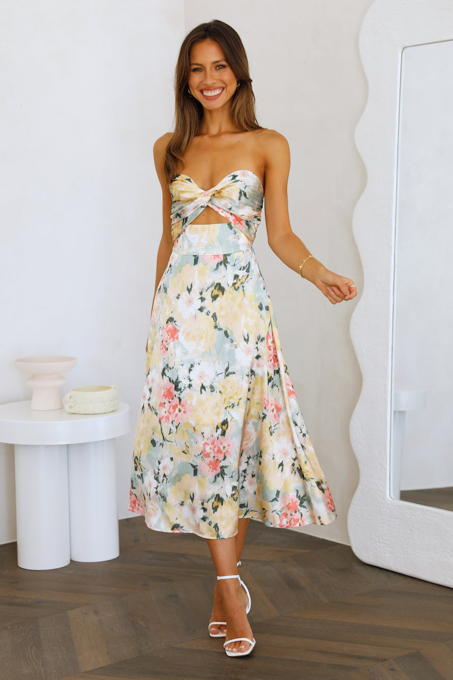 Scenic Drives Midi Dress Floral