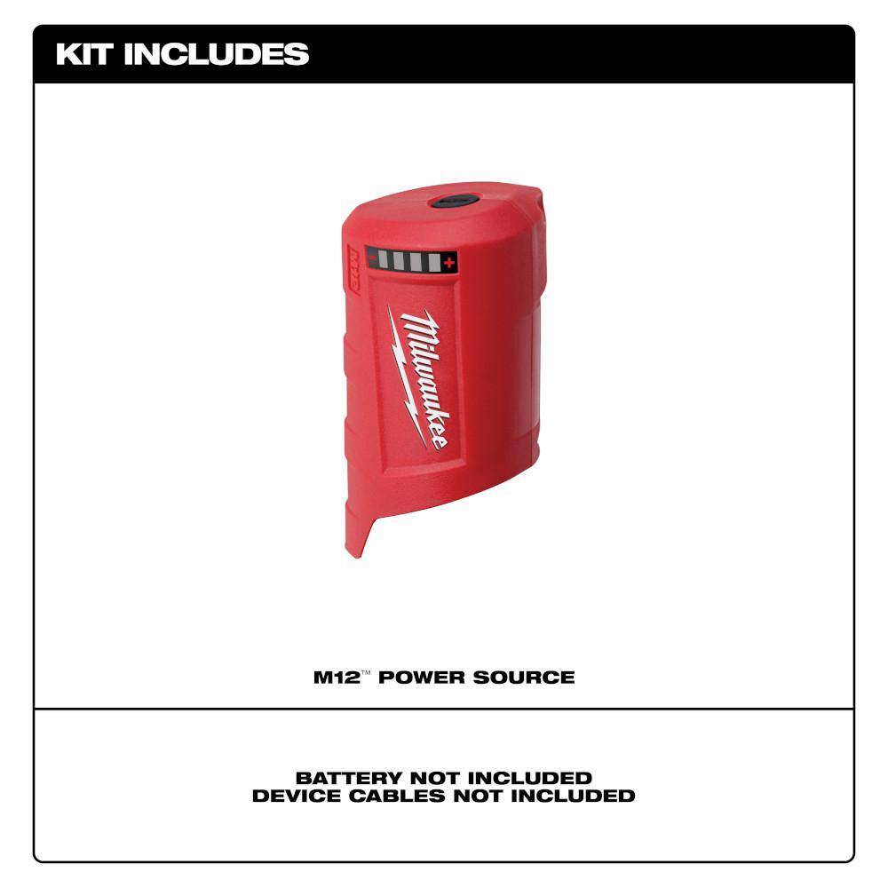 MW M12 12-Volt Lithium-Ion Cordless Power Source (Tool-Only) 49-24-2310