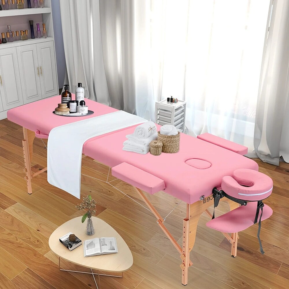 Massage Table 84 Inches Long Portable with Carry Case Table