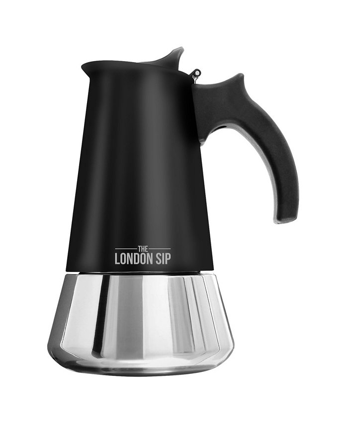 London Sip Stainless Steel Espresso Maker 10-Cup