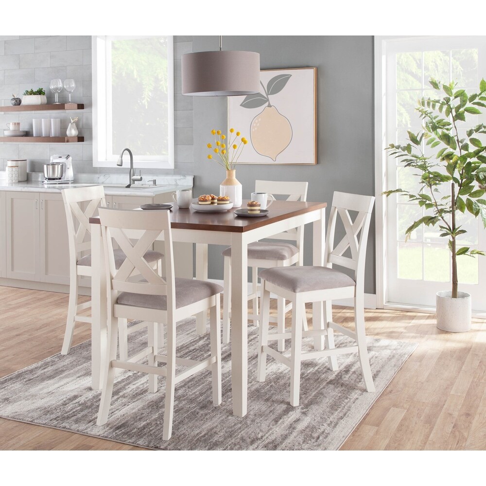 The Gray Barn Finlay 5 Piece Counter Height Dining Set