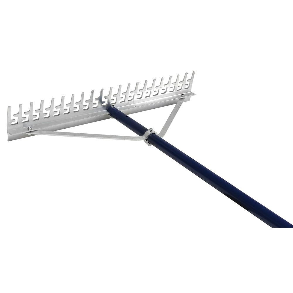 Extreme Max 3005.4233 24" Commercial-Grade Screening Rake for Beach and Lawn Care with 66" Handle