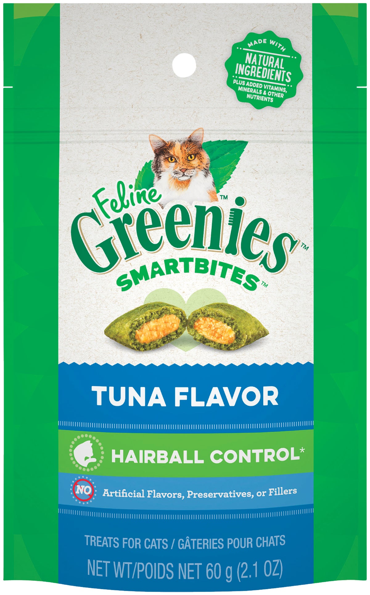 Greenies SmartBites Hairball Control Cat Treats 2.1 Oz.