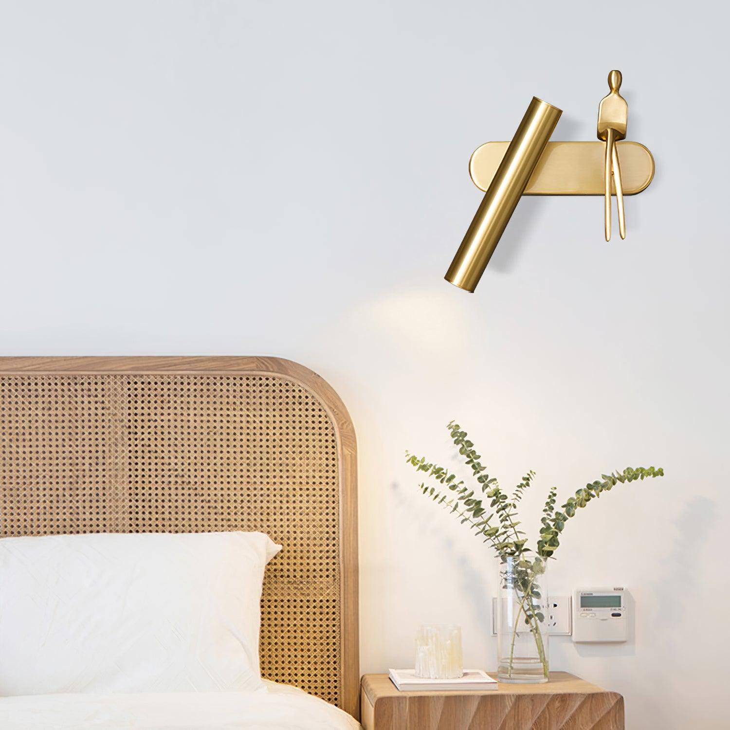 Brass Villain Wall Lamp