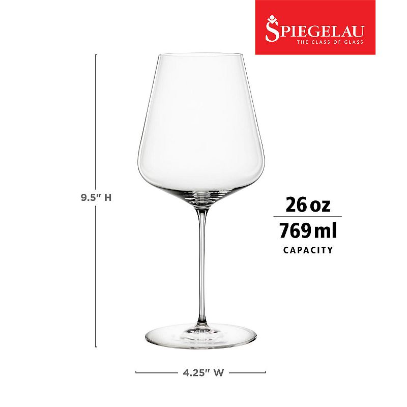 Spiegelau Definition 26 oz Bordeaux Glass (set of 2)