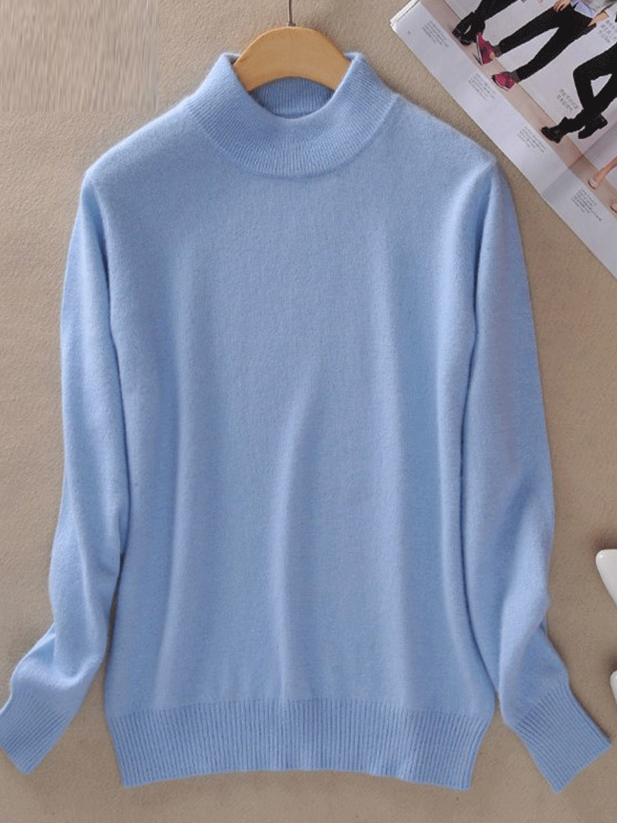 47% Off Women's Half-High Collar Sweater Pullover