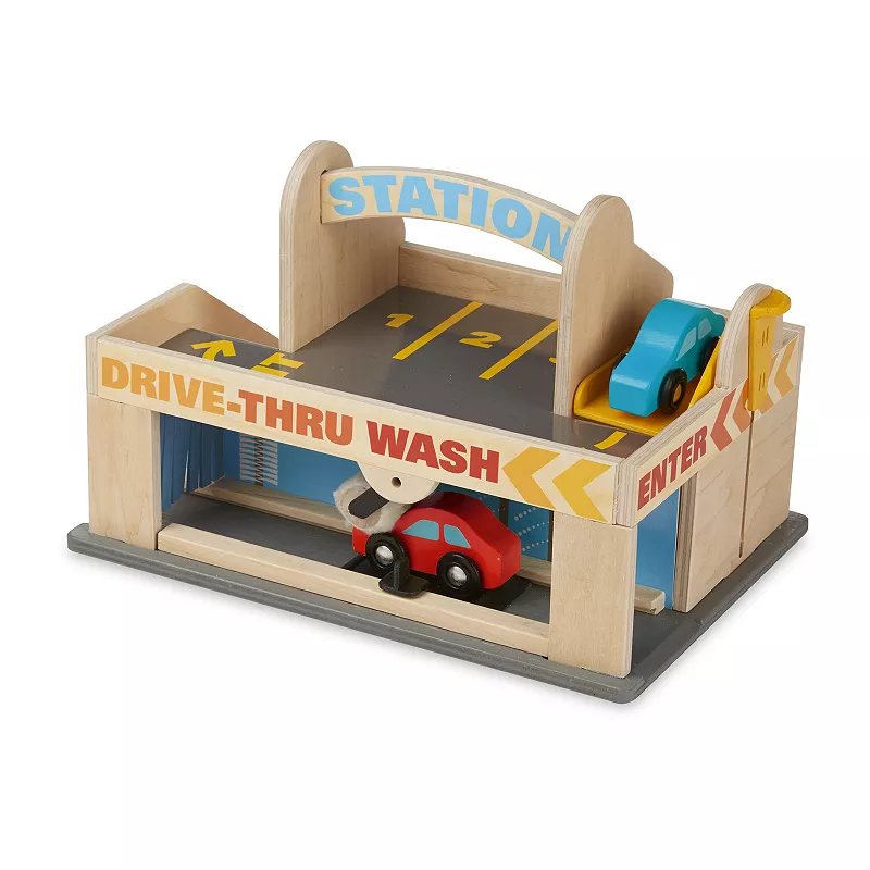 Melissa and Doug Service Station Parking Garage