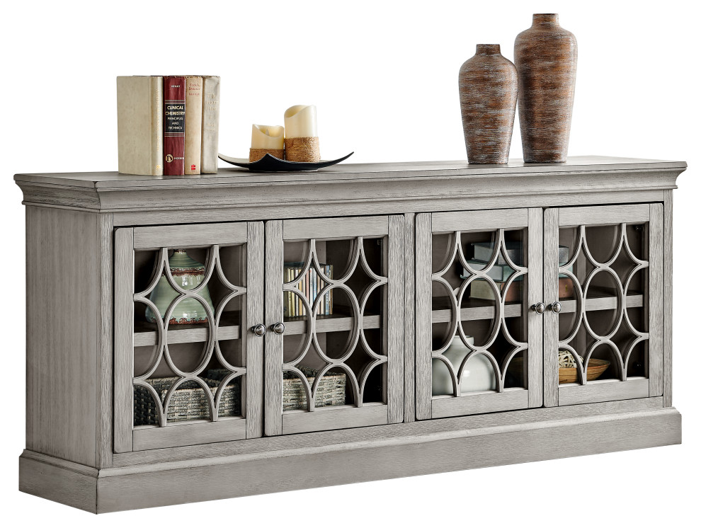 Felicity 4 Door Console   Farmhouse   Console Tables   by Martin Furniture  Houzz