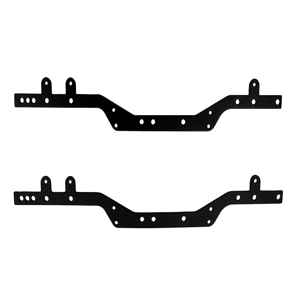 Set Of 2 Steel Rc Car Side Frame Rail Girder For 1/10 Wpl C34 C34k C34km Crawler Accessories