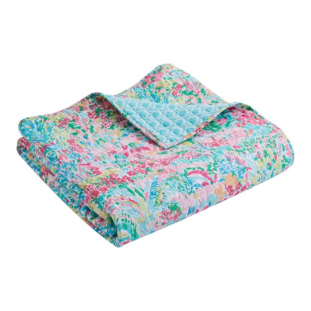 Karola Floral Quilted Throw Levtex Home