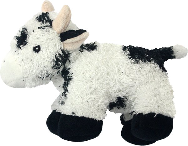 Multipet Look Who's Talking Cow Plush Dog Toy