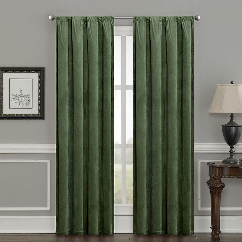 B. Smith Verdi 2-pack Velvet Window Curtains