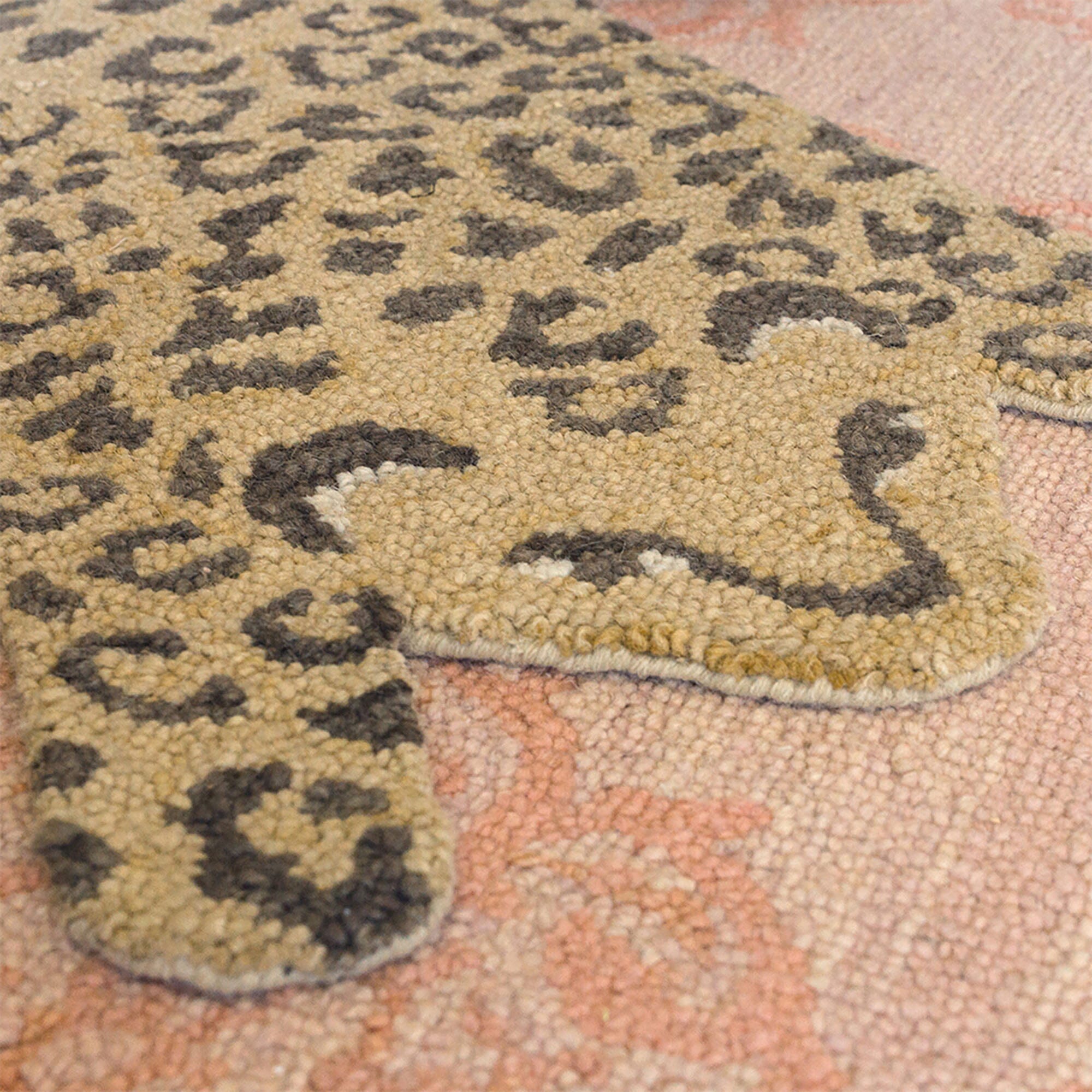 Crane Baby Leopard Shaped Rug