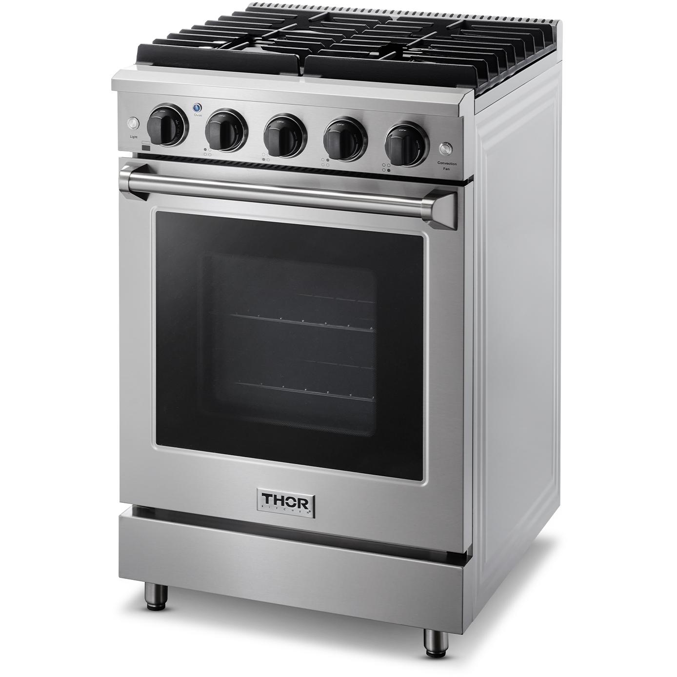 Thor Kitchen 24-inch Freestanding Gas Range LRG2401U