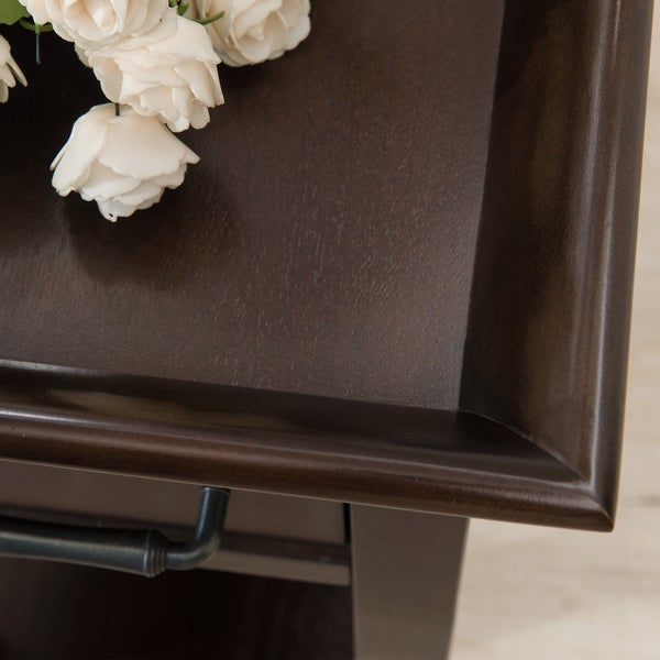 Traditional Tray Edge End Table